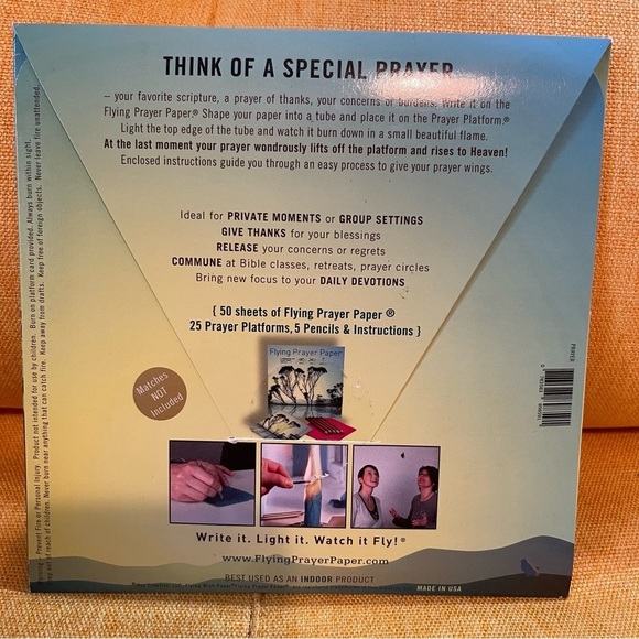 Flying Wish Paper “Prayer Paper” Large Kit - Picture 4 of 4